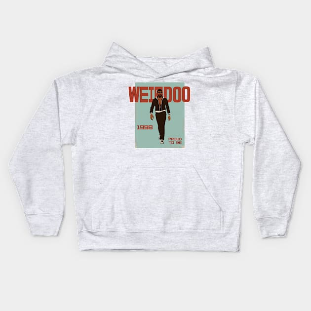 Weirdo - A Tribute to the '90s for people who was born on 1998 Kids Hoodie by diegotorres